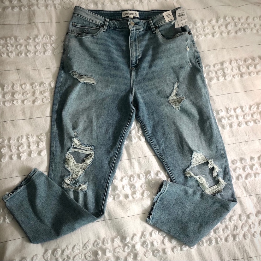 A&F Curve Love High Rise Super Skinny Jeans